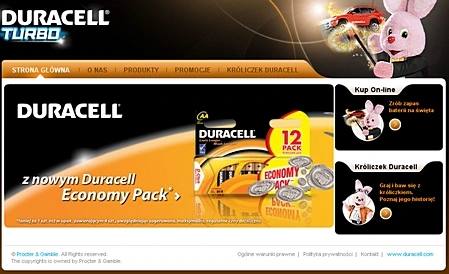 Hypermedia dla marki Duracell