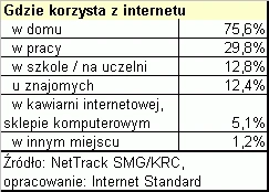 Mamy w Polsce 11,4 mln internautów
