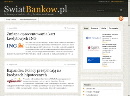 SwiatBankow.pl: publikujemy informacje wyłącznie z "pierwszej ręki"