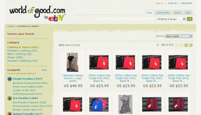 EBay uruchomił "zielony" serwis aukcyjny