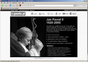 Odszedł Jan Paweł II...