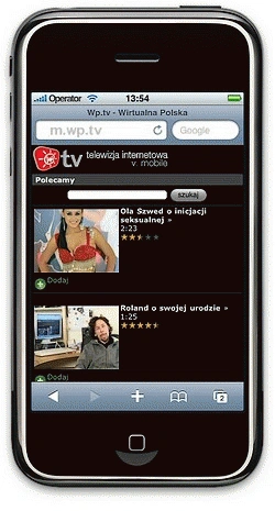 WP.tv rusza w wersji mobilnej