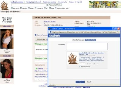 The Pirate Bay dodaje do Facebooka obsługę torrentów