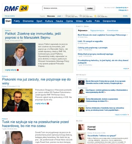 RMF24.pl - informacje z radia do sieci