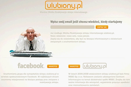 <p>Ulubiony.pl wraca do gry?</p>