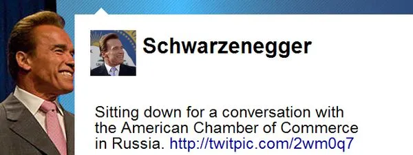 Miedwiediew tweetuje ze Schwarzeneggerem