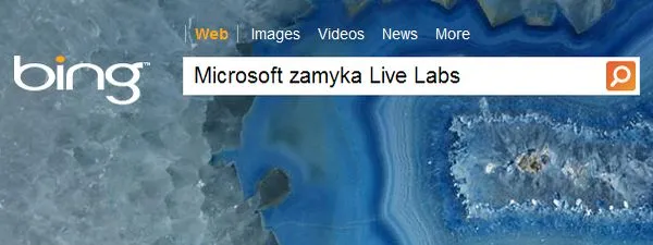 Microsoft przenosi Live Labs do zespołu Binga