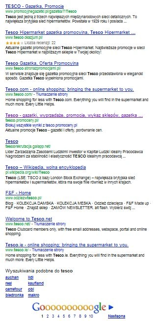 <p>Google wycina polskie serwisy "kupujące" linki</p>