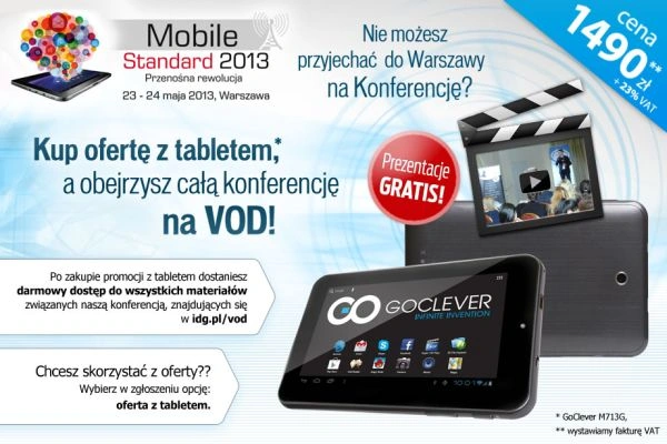Mobile Standard 2013 - zaproszanie na konferencję