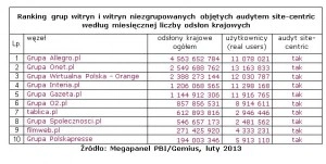 <p>Wyniki Megapanel PBI/Gemius za luty 2013</p>