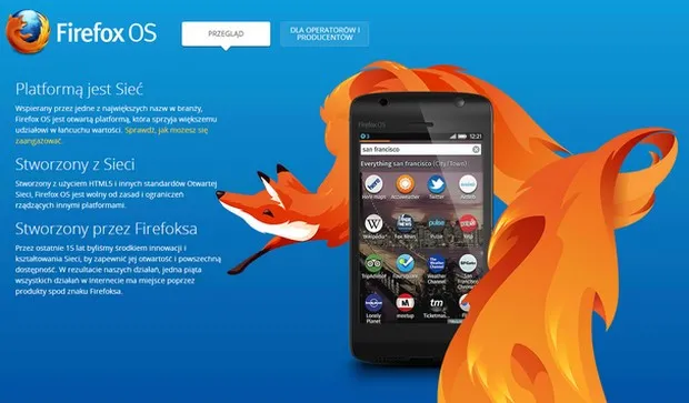 Prezentacja systemu operacyjnego Firefox OS na konferencji Mobile Standard 2013
