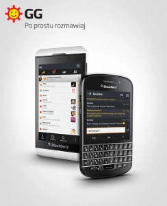 <p>GG  na najnowszym systemie smartfonów BlackBerry</p>