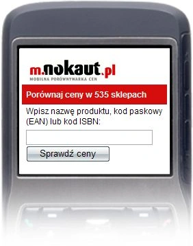 M.nokaut.pl - pierwsza mobilna porównywarka cen w Polsce