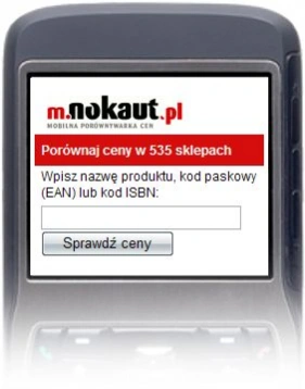 <p>M.nokaut.pl - pierwsza mobilna porównywarka cen w Polsce</p>