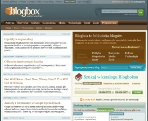 <p>Blogbox: "Wprost" agreguje blogi</p>