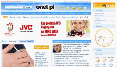 Bliższe spojrzenie na Onet.pl beta