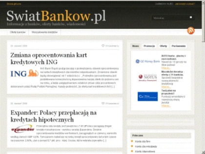 <p>SwiatBankow.pl: publikujemy informacje wyłącznie z "pierwszej ręki"</p>