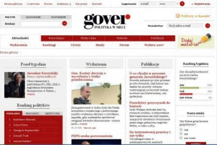 <p>Gover.pl - dla tych, którzy nie mają dość polityki</p>