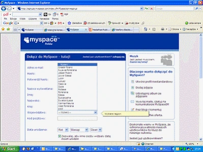 <p>MySpace już oficjalnie w Polsce</p>