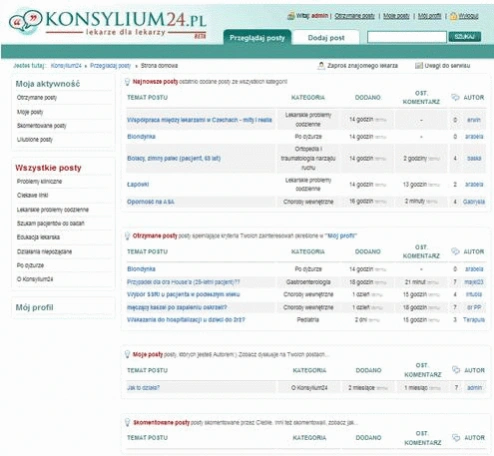 Konsylium24.pl: społeczność tylko dla lekarzy