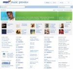 MSN Music Web - muzyczny sklep otwarty